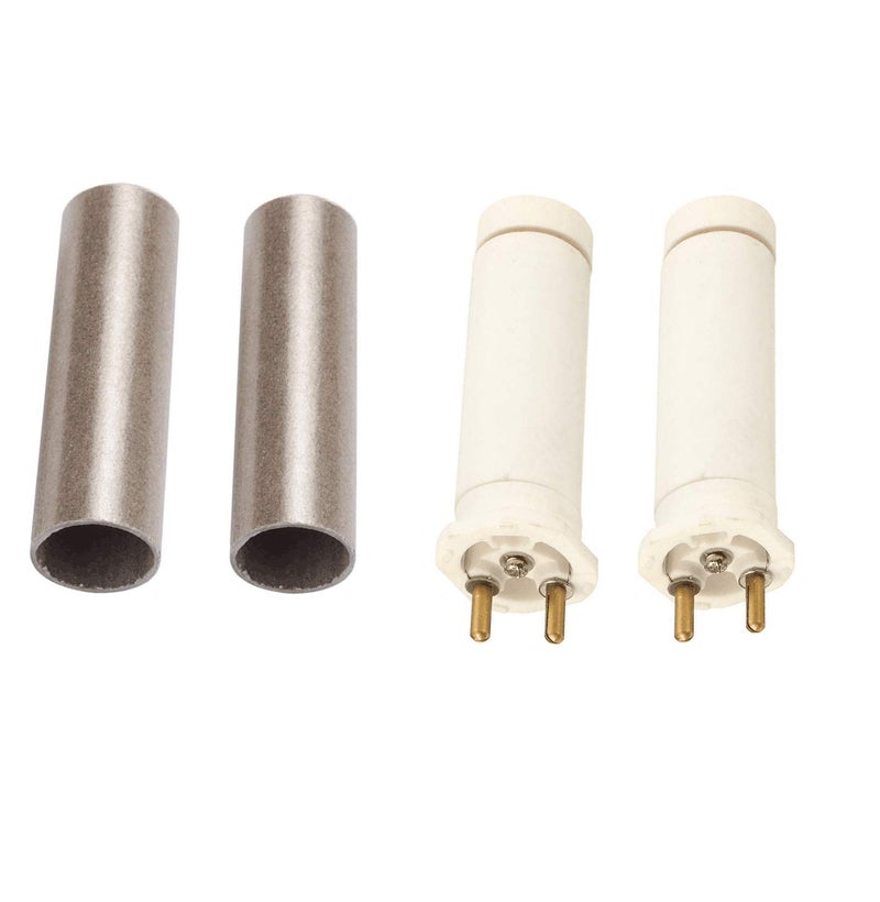 VOTOER 2pcs Ceramic Heating Core Heating Element for Handheld Plastic Hot Air Welder Gun Tool Accessory Replacement Parts with Mica Tube - Image 1